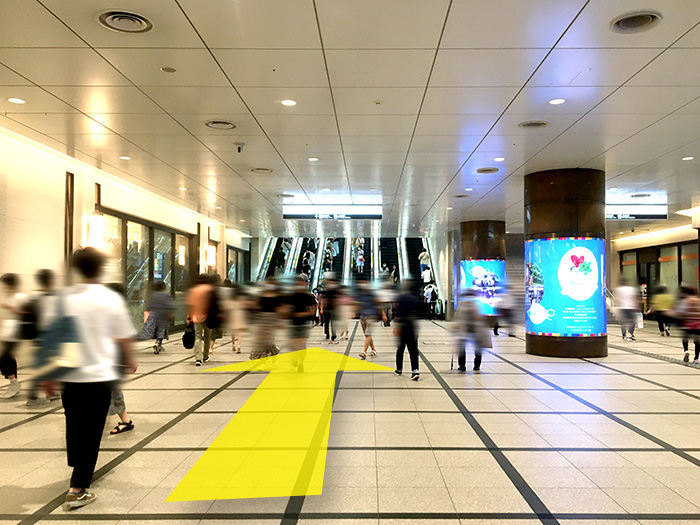 大阪メトロ東梅田駅すぐの心療内科うめだ心と体のクリニックのアクセス